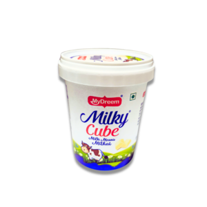 Milky cube gift box