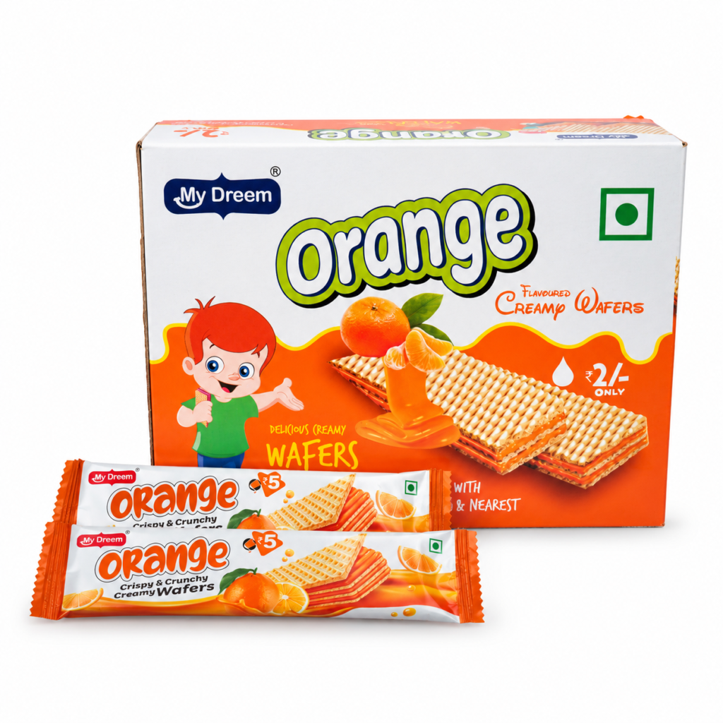 Orange Wafer