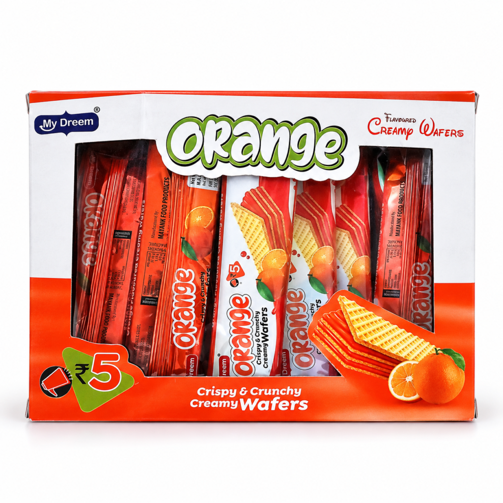 Orange Wafer